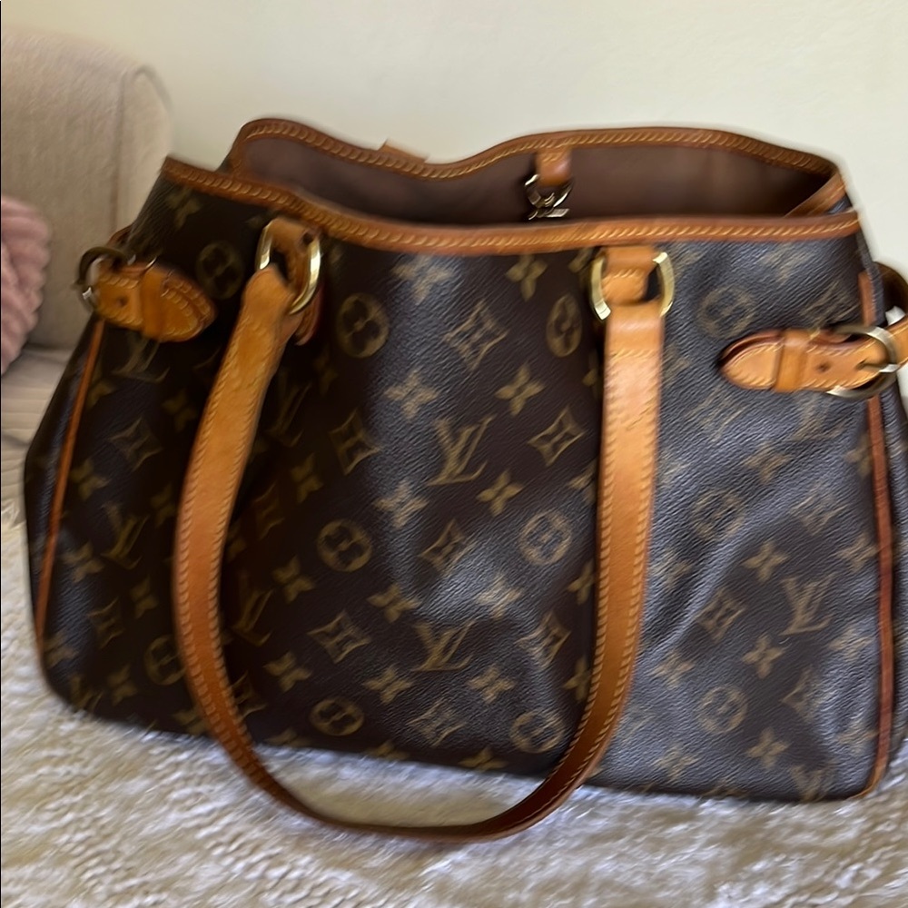 Louis Vuitton Brown Monogram Canvas Tote. Preloved and authentic